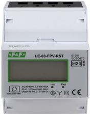 F&F Filipowski Licznik Energii Elektrycznej Trójfazowy Dwukierunkowy Do Instalacji Pv Z Funckją Reset 100A LE03FPVRST