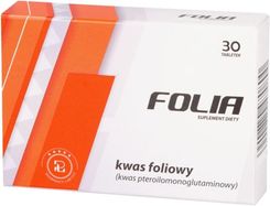 Zdjęcie Folia tabletki z kwasem foliowym, 30 szt.  - Kraków