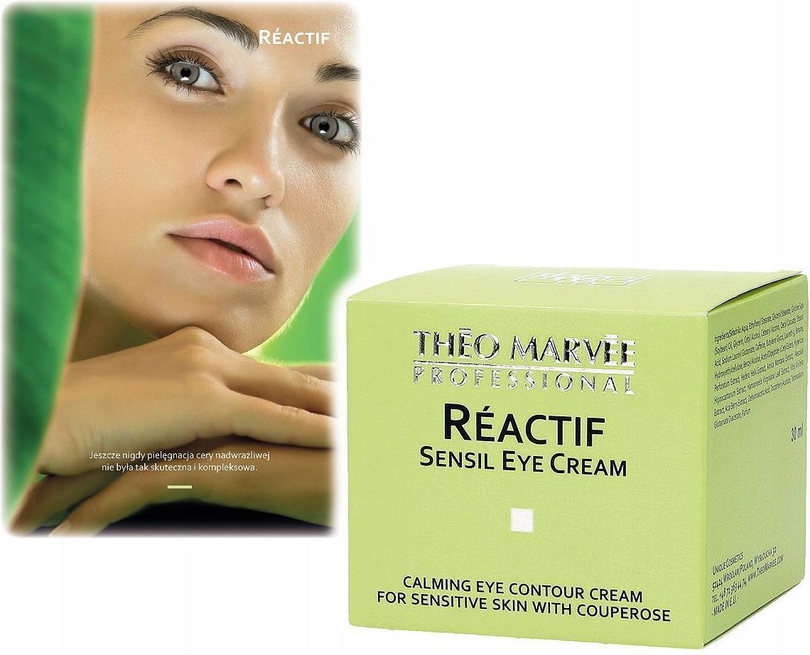 Kosmetyk Pod Oczy Theo Marvee Reactif Sensil Eye Cream Krem Do Cery