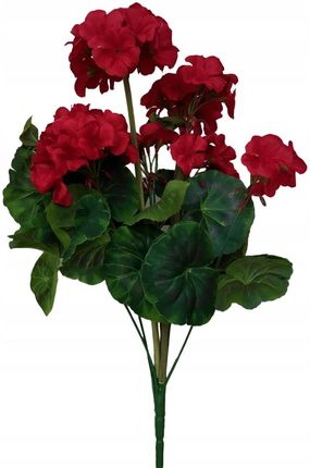 Bukiet Sztuczny 47 Cm Pelargonie M91291 15280929861 - zdjęcie 2