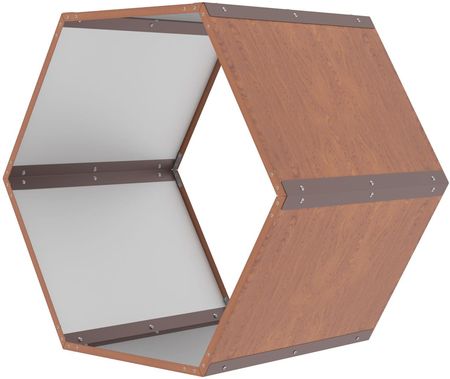 G21 Wiata Na Drewno Hex 53 92X60cm Brązowa - zdjęcie 3