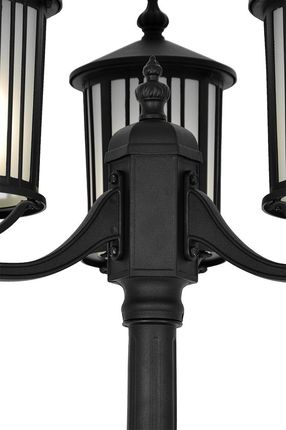 Solidna Lampa Ogrodowa Latarnia Na Trzy Żarówki K-8213 Z Serii Detroit - zdjęcie 3