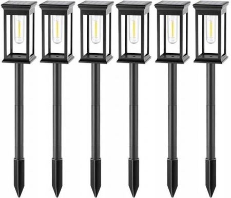 Ledhoff 6X Lampa Ogrodowa Solarna Led Wbijana Latarnia Żarówka Filament 3000K Smd Solarpl120Cw - zdjęcie 4