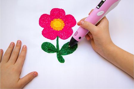 DŁUGOPIS 3D Dla Dzieci DRUKARKA WKŁADY PLA 110 METRÓW 3D PEN Zestaw Różowy - zdjęcie 6