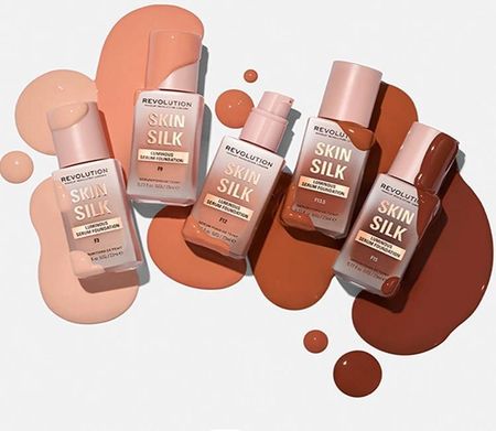 Makeup Revolution Skin Silk Serum Foundation Pielęgnujący Podkład Do Twarzy F3 23Ml - zdjęcie 4