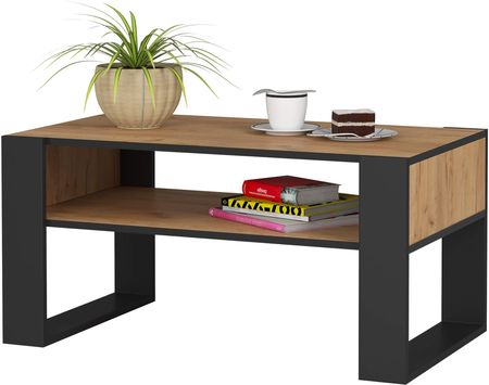 Stolik Kawowy Domi Dąb Craft Czarny 1841179 - zdjęcie 2
