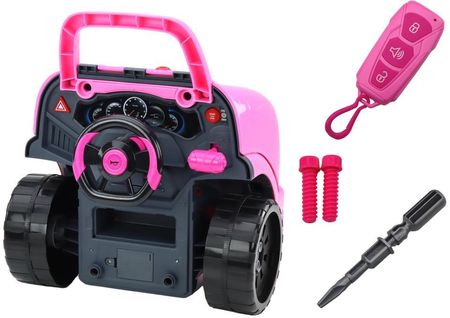 Leantoys Zestaw Majsterkowicza Auto Różowe - zdjęcie 3