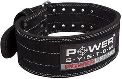Zdjęcie POWER SYSTEM Pas Powerlifting - Skórzany Czarny - Piechowice