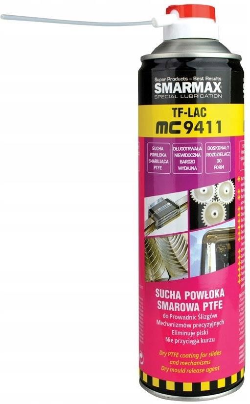 Smarmax Suchy Smar Teflonowy Ptfe Trwały Skuteczny Tf Lac Mc 9411 500ml