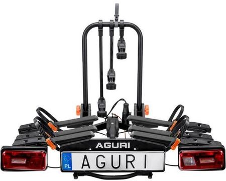 Aguri Krab 3 Black Bagażnik Rowerowy Na Hak Rowery - zdjęcie 2
