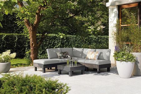 Keter Sofa Ogrodowa 2 Elements Grafitowy 257365 - zdjęcie 6