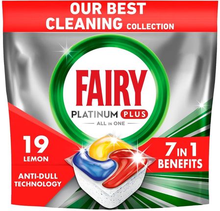 Fairy Kapsułki Do Zmywarki Platinum Plus All In One Lemon 114Szt. - zdjęcie 3
