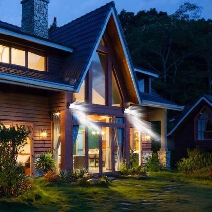 Bardzo Mocna Lampa Solarna Halogen Led Czujnik Ruchu Zmierzchu 15W 6500K - zdjęcie 6