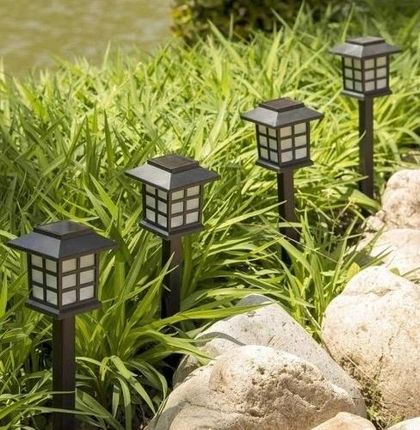 Lampa Ogrodowa Solarna Led Domek Dekoracja - zdjęcie 6