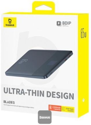 Baseus Blade2 12000Mah 65W Niebieski - zdjęcie 3