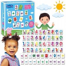 Zdjęcie Maluk Zestaw Magnesów Peppa Dla Dzieci Do Nauki - Lubin