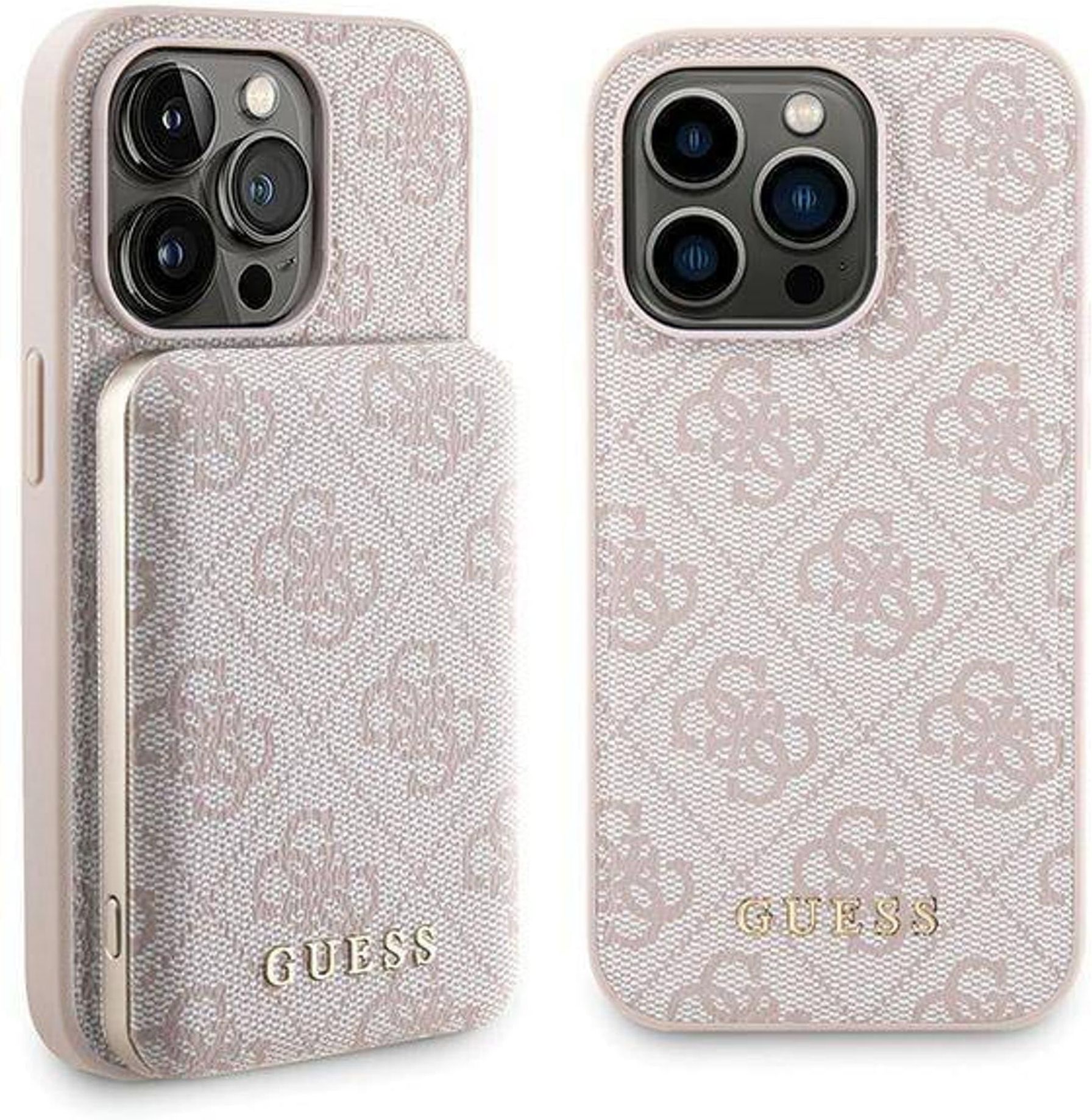 Guess Oryginalne Etui Iphone 14 Pro Hardcase Powerbank Magsafe 4G Metal