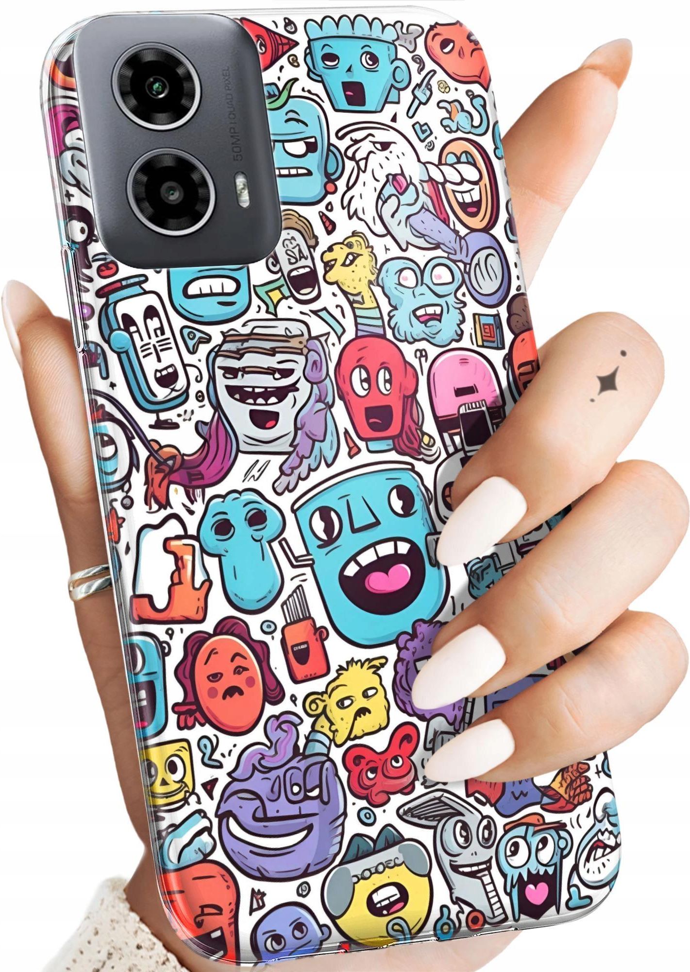 Hello Case Etui Do Motorola Moto G G Doodle Zwierz Ta Potwory