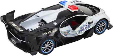 Lean Toys Auto Zdalnie Sterowane Rc Policyjne W Skali 1:12 Biały - zdjęcie 3