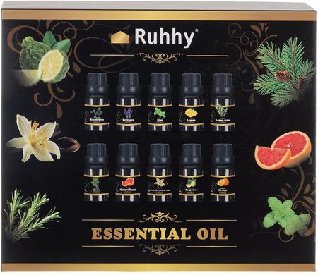Olejki Eteryczne Zestaw x 10 15 ml Naturalne Aromaterapia Zapachowe Olejek RUHHY - zdjęcie 5