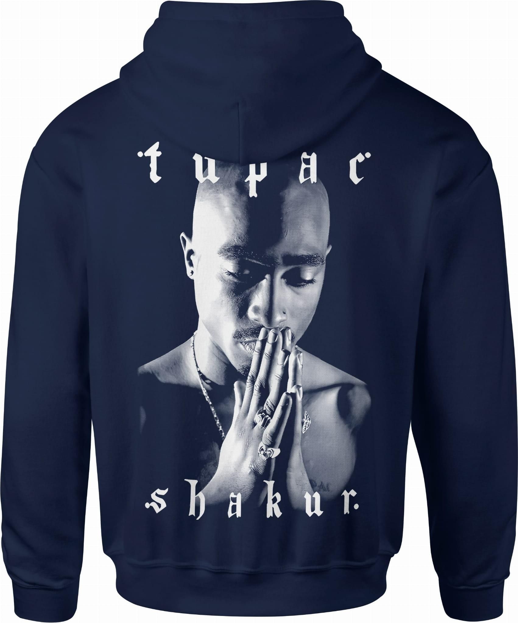 Tupac Shakur 2pac Męska bluza z kapturem L Granatowy Ceny i opinie