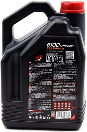 Motul 6100 Synergie 10W40 5l - zdjęcie 2