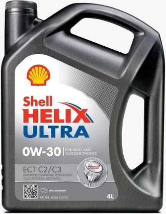 Shell Helix Ultra Ect 0W30 C2/C3 4l - zdjęcie 2