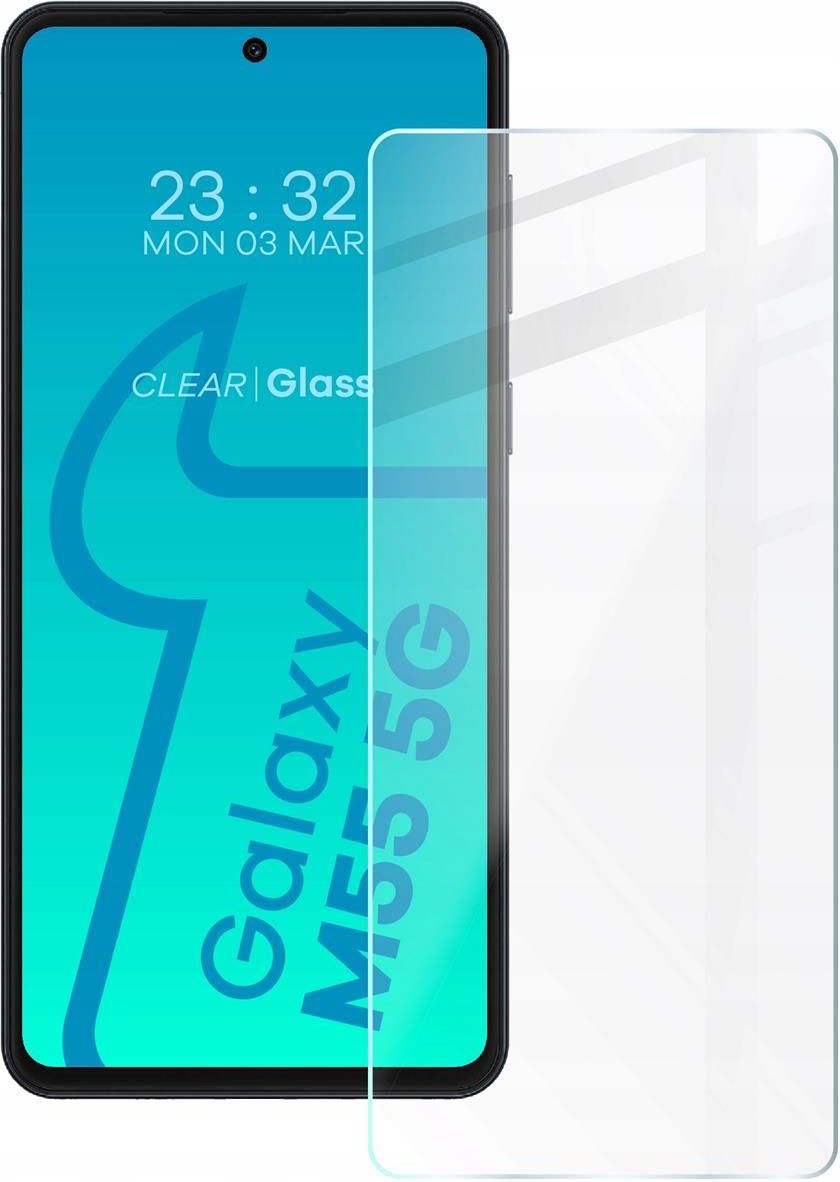 Bizon Szkło Hartowane Glass Clear 2 Do Galaxy M55 5G Etui na telefon