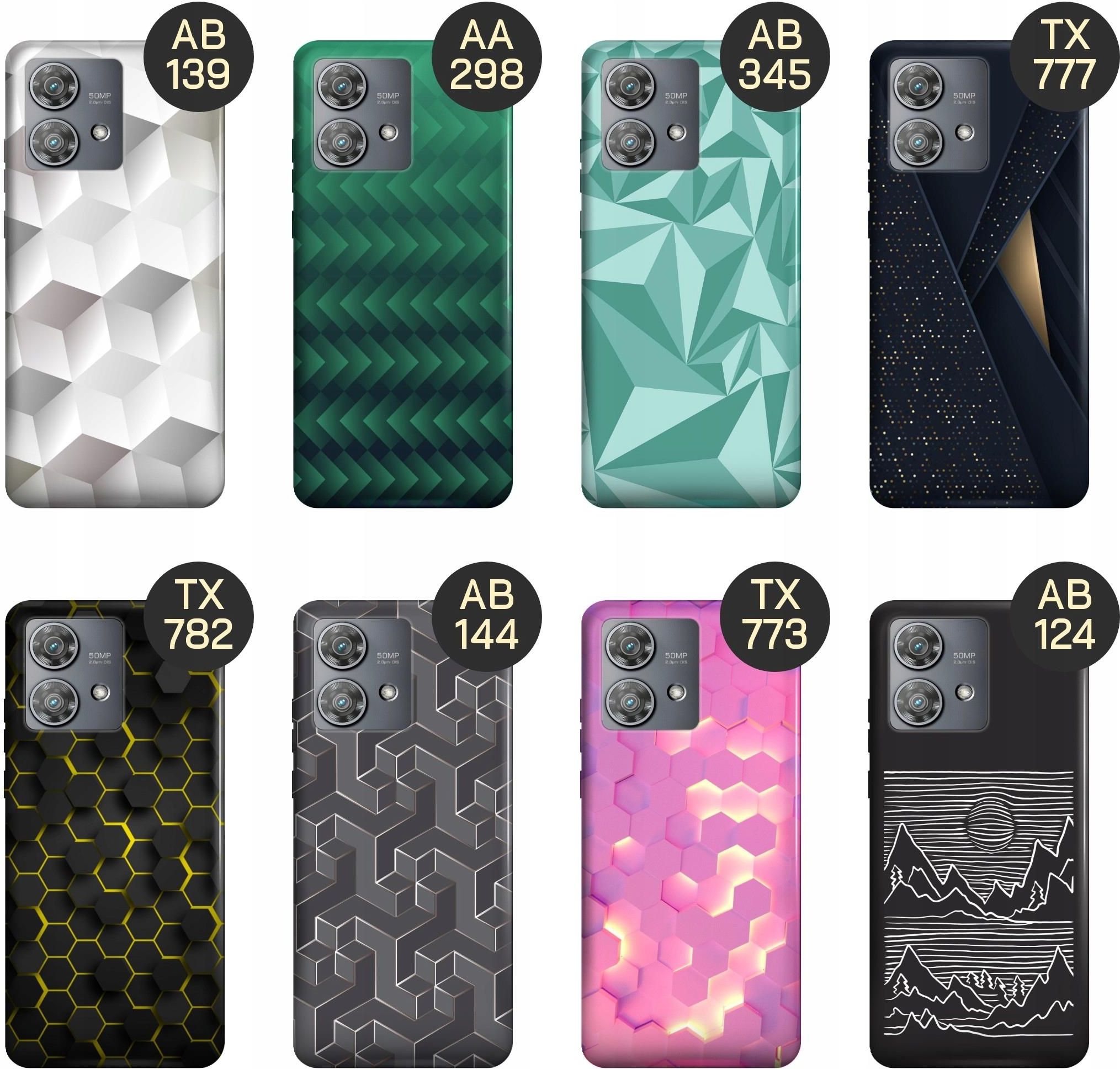 Hello Case Etui Do Motorola Moto Edge 40 Neo 3D Geometryczne Iluzja