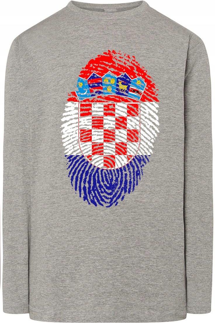 Chorwacja Flaga Odcisk Bluza Longsleeve Rozm S Ceny I Opinie Ceneo Pl