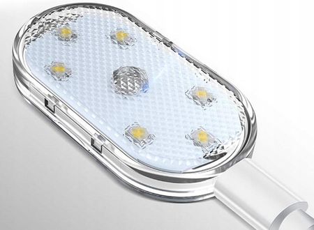 LAMPKA 6 LED RGB DO SAMOCHODU OŚWIETLENIE WNĘTRZA DODTYKOWA BEZPRZEWODOWA - zdjęcie 3