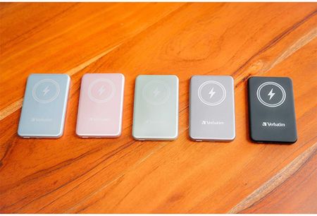 Verbatim Charge N Go Magnetic Wireless Power Bank 5000mAh Szary (32244) - zdjęcie 5