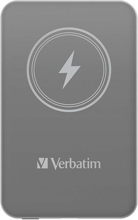 Verbatim Charge N Go Magnetic Wireless Power Bank 5000mAh Szary (32244) - zdjęcie 6