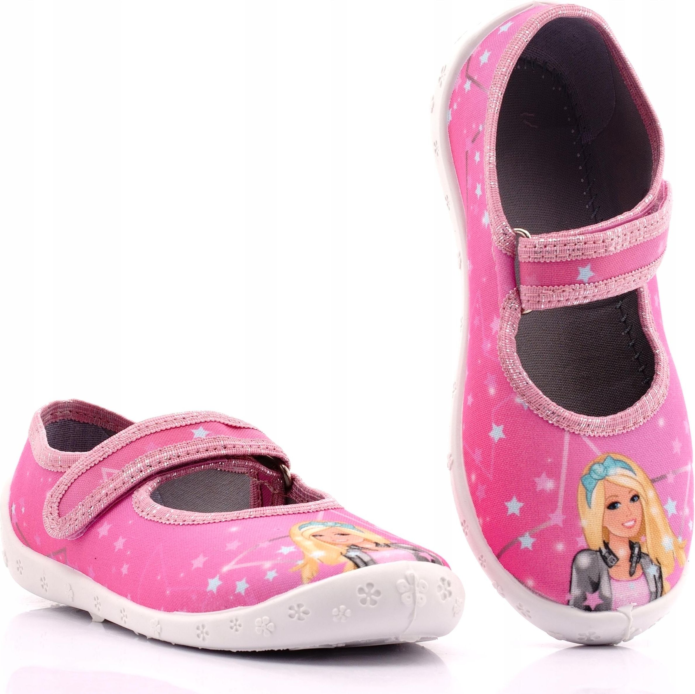 Raweks Buty Do Przedszkola Kapcie Tenisówki Elastyczne Na Rzep Barbie