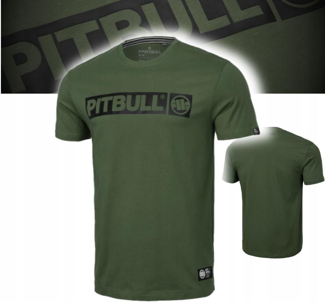 Pitbull T Shirt Lekka Koszulka M Ska Kr Tki R Kaw Hilltop Oliwkowa M