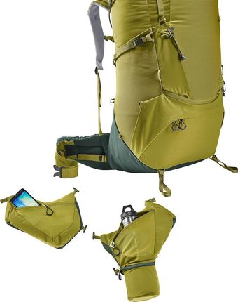 Deuter Plecak Trekingowy Aircontact Core 70+10 Cactus Ivy - zdjęcie 6