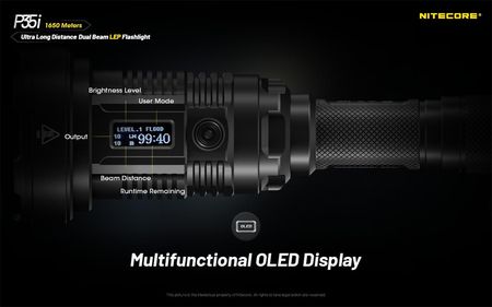 Nitecore Latarka Flashlight Precise Series 3000 Lumens P35I - zdjęcie 2