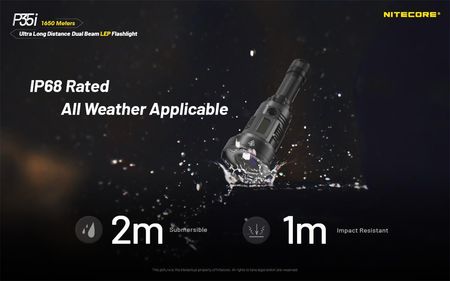 Nitecore Latarka Flashlight Precise Series 3000 Lumens P35I - zdjęcie 5