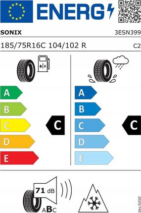 Sonix Van A/S 185/75R16 104/102R - zdjęcie 2