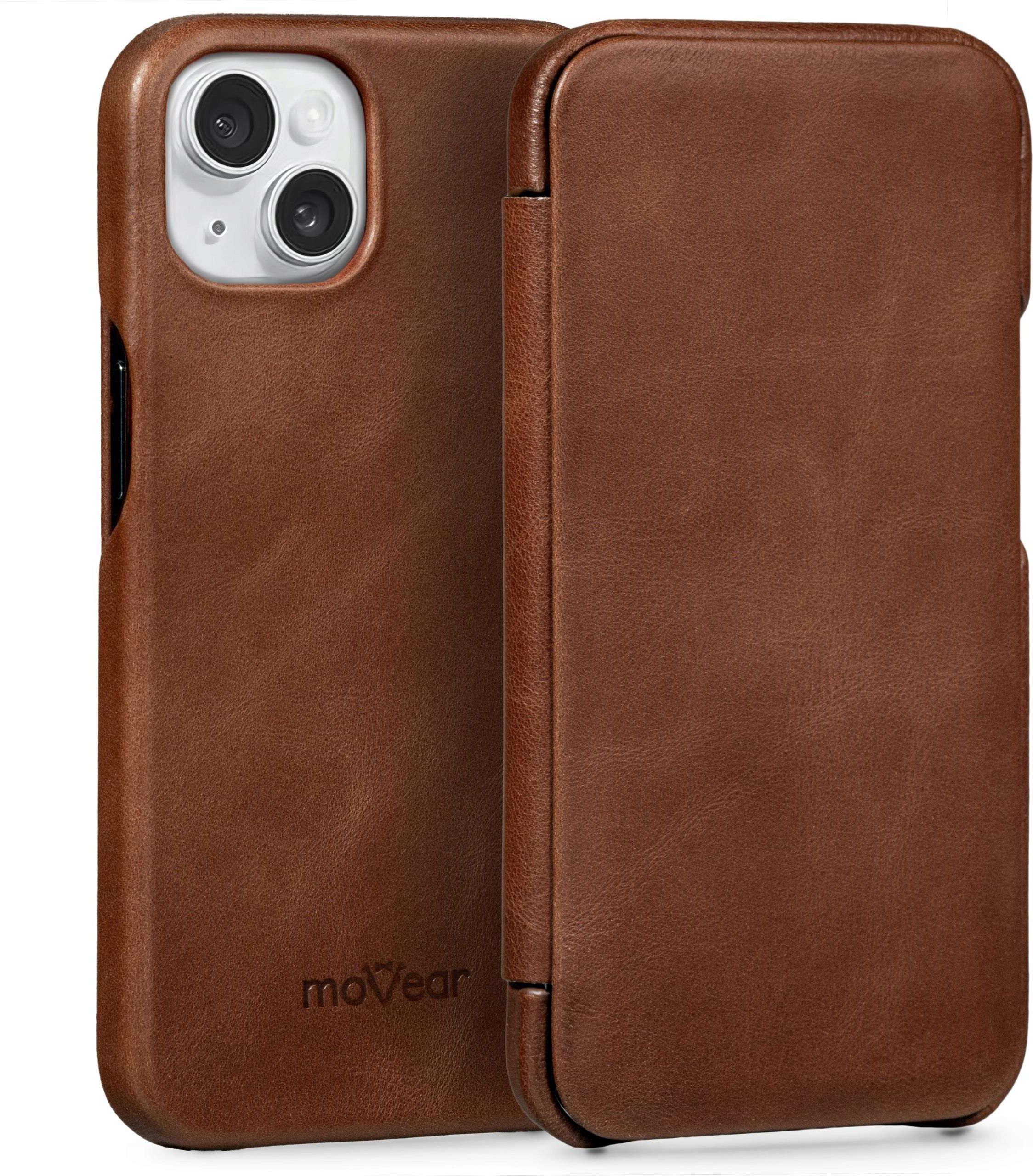 Movear Etui Skórzane Na Iphone 13 Pokrowiec Book Slim Case Premium