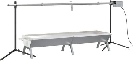 Vidaxl Grill Z Automatycznym Rożnem I Tacką Stal Nierdzewna 3152096 - zdjęcie 2
