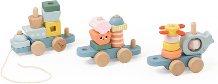 Classic World Montessori Kolejka Ocean Drewniana Układanka - zdjęcie 6
