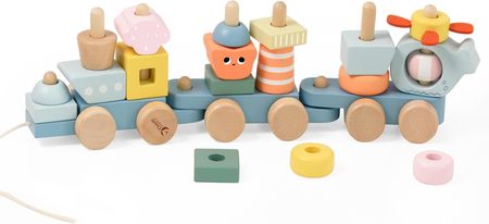 Classic World Montessori Kolejka Ocean Drewniana Układanka - zdjęcie 5