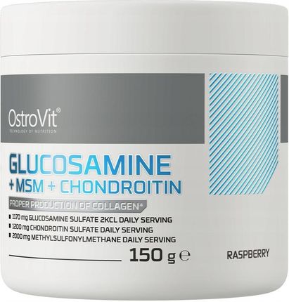 Ostrovit Glukozamina + Msm Chondroityna Malinowy 150g - zdjęcie 2