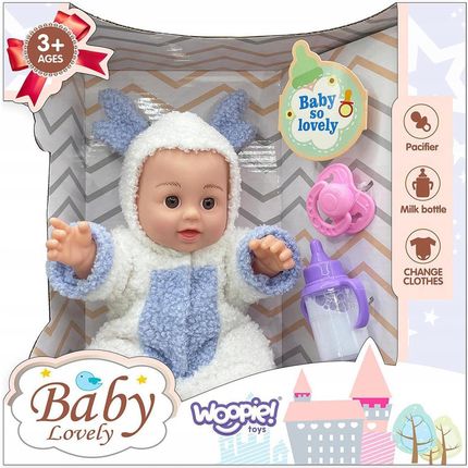 Woopie Royal Lalka Bobas w Ubranku Reniferek + Akcesoria 28cm - zdjęcie 3