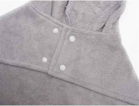 Peppy Buddies Bathrobe Shark S Grey Size 25cm - zdjęcie 2