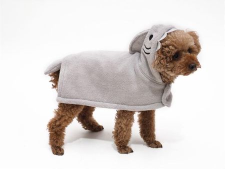 Peppy Buddies Bathrobe Shark S Grey Size 25cm - zdjęcie 3