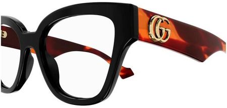 Gucci GG1424O 007 L (54) Czarne - zdjęcie 2
