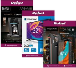 Zdjęcie Rebel Komplet 3 Plakatów Electro - Drive 10, Ekspres Automatyczny, Tv Cabletech - Mrocza