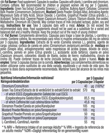 Weider Fat Burner 120 kapsułek x 2 | Spalacz tłuszczu - zdjęcie 6